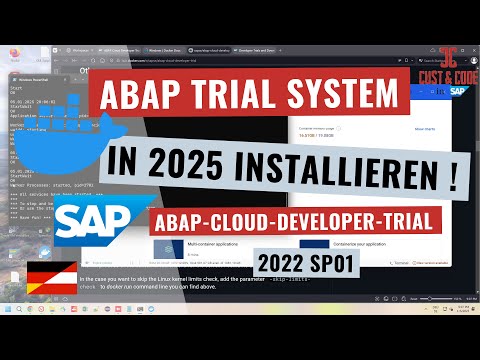 ABAP Trial System in 2025 installieren – ABAP Cloud Developer Trial 2022 SP01 [deutsch]