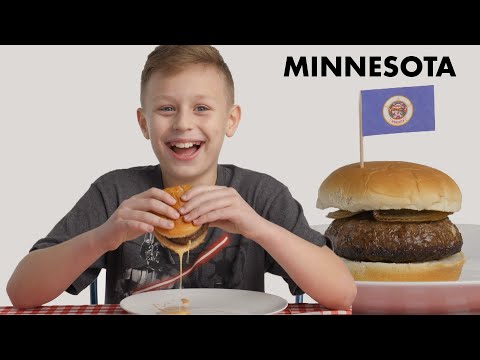 Kids Try Burgers From 10 States | Bon Appétit - UCcjhYlL1WRBjKaJsMH_h7Lg