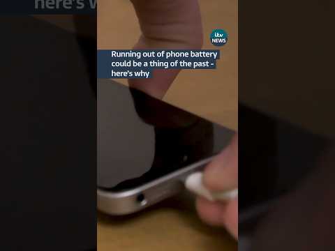 In future you might only need to charge your phone 12 times a year #itvnews #news #technology