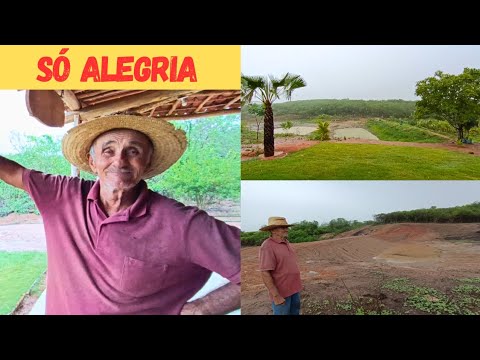 Muita Chuva na Nossa Região Açude Pegou Bastante Água Vejam Só Mostrando Barreiro Novo com Água