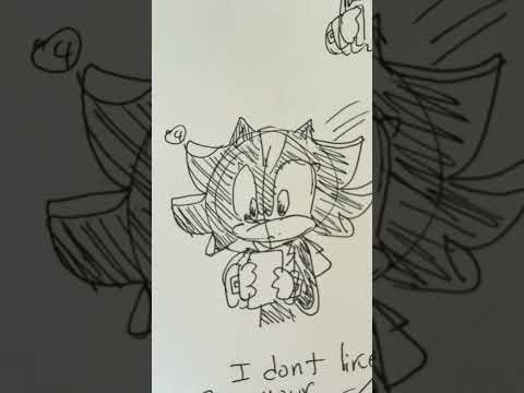 Silver being his inner gentleman ❤️ #silverthehedgehog #shadowthehedgehog #art #shorts