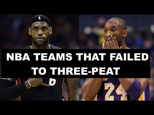 How Many Teams in the NBA Have 3-peated?