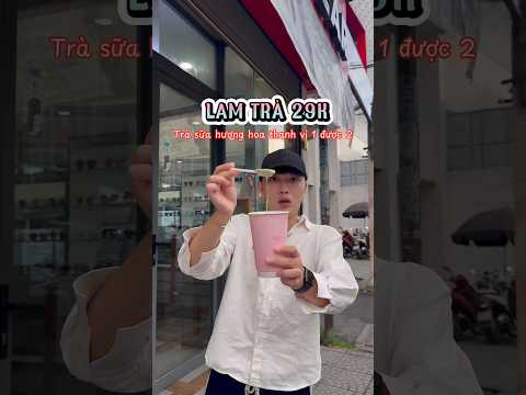 TRÀ SỮA 29K hương hoa thanh vị mà mua 1 t.ặ.ng 1 nè Phú Nhuận ơi #trasuahuonghoa #trathomthanhvi