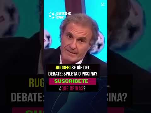 ⚽Ruggeri se ríe del debate: ¿Pileta o piscina?