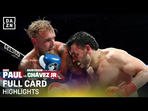 Jake Paul vs. Julio Cesar Chavez Jr. | Full Card Highlights