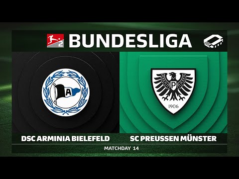 LIVE 🔴 DSC Arminia Bielefeld vs. SC Preußen Münster | Matchday 14 - Bundesliga 2 2025/26