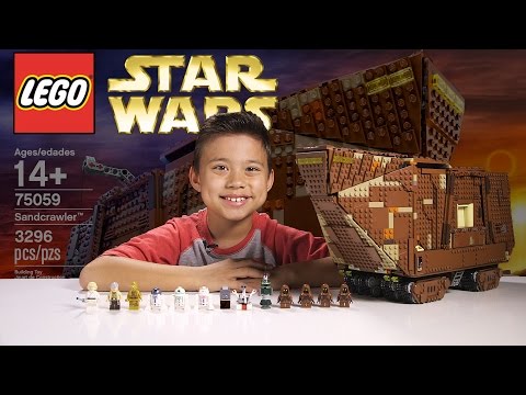 LEGO SANDCRAWLER - LEGO Star Wars UCS Set 75059 Time-lapse, Stop Motion, Unboxing & Review - UCHa-hWHrTt4hqh-WiHry3Lw