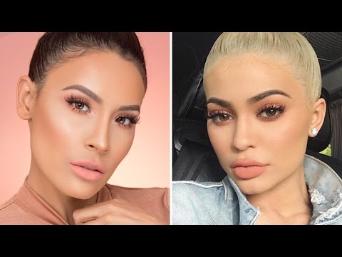PEACH MONOCHROMATIC MAKEUP LOOK INSPIRED BY KYLIE JENNER