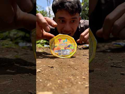 Amazing reaction, the millipede couldn’t resist this sweet smell.#shortvideo#millipedes