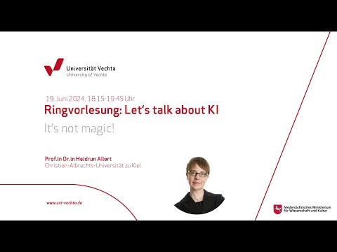 „It’s not magic!“ | Let’s talk about KI mit Prof.in Dr.in Heidrun Allert