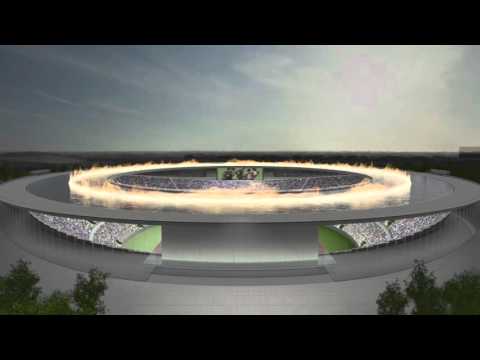 Tokujin Yoshioka reveals alternative vision for Tokyo Olympic stadium