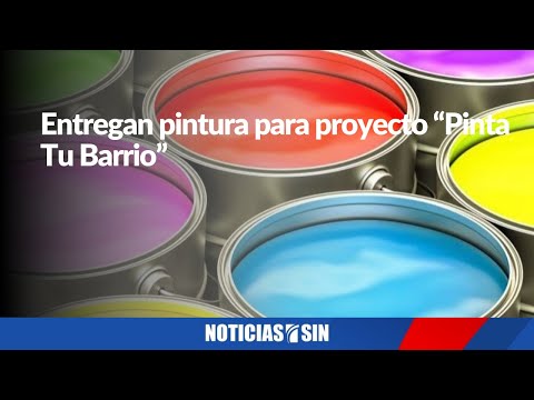 Entregan pintura para el proyecto “Pinta Tu Barrio”