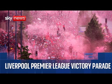 Watch Liverpool FC's victory parade after Premier League win