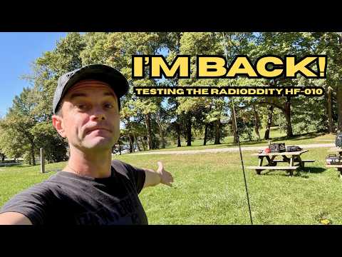 Back from Ham Radio Hiatus! Testing the Radioddity HF-010 Portable HF Antenna - Punk Rock Ham Radio