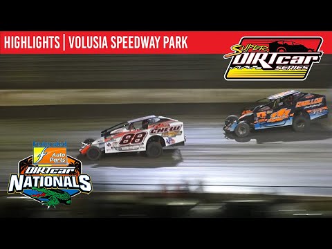 Super DIRTcar Series Big Block Modifieds | Volusia Speedway Park | February 16th, 2023 | HIGHLIGHTS - dirt track racing video image