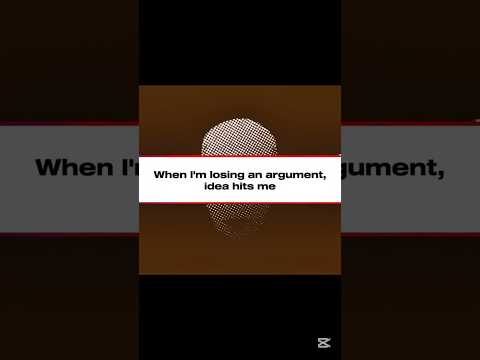when I'm losing argument but idea 💡 hits me || #relatable  #anime #jjk