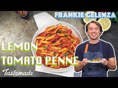 Lemon Tomato Penne Pasta I Frankie Celenza
