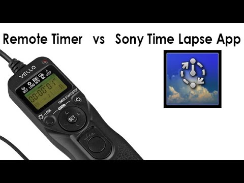 Vello RC S211 Remote Timer vs Sony Time Lapse App - UCpPnsOUPkWcukhWUVcTJvnA