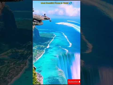 Places that Don't feel Real on Earth😍 #travel #beatifulnature #beautifulworld #travelshorts