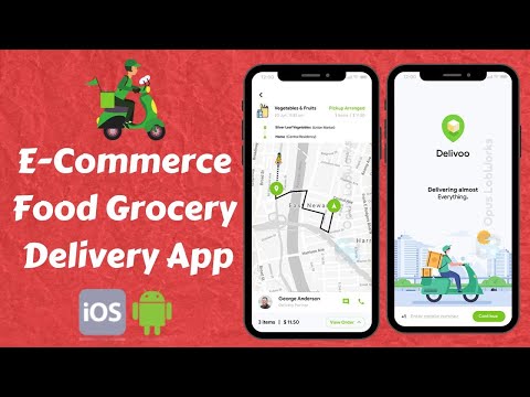 How to Make ECommerce Food Grocery Delivery App and Courier App With Source Code