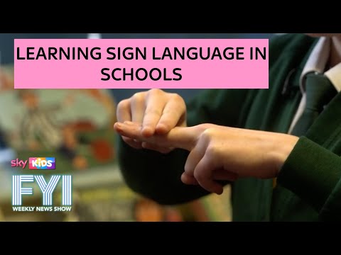 FYI: Weekly News Show: Friday 22nd  March - Learning sign language in schools