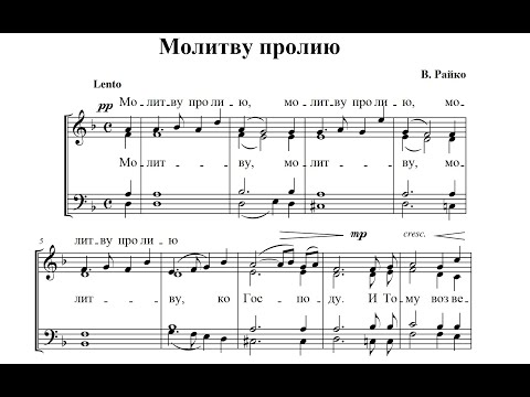 В. Райко Молитву пролию