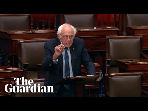 Bernie Sanders denounces 'war criminal' Benjamin Netanyahu's US Congress address