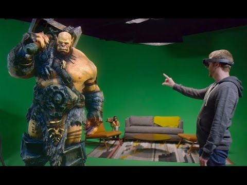 Microsoft HoloLens meets Legendary movie characters in new demo (Tomorrow Daily, Ep. 406) - UCOmcA3f_RrH6b9NmcNa4tdg