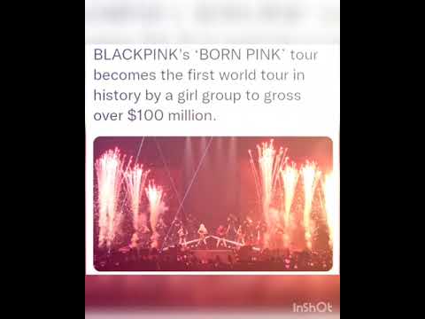 BLACKPINK's ‘BORN PINK’ tour becomes the first world tour in history by a girl group to gross
