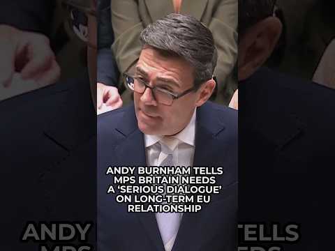 Burnham sparks fury as he tells MPs Britain needs a ‘serious dialogue’ on long-term EU relationship