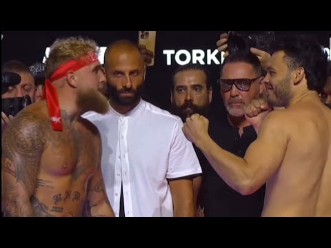 JAKE PAUL VS JULIO CESAR CHAVEZ JR • FULL WEIGH IN AND FINAL FACE OFF • DAZN BOXING