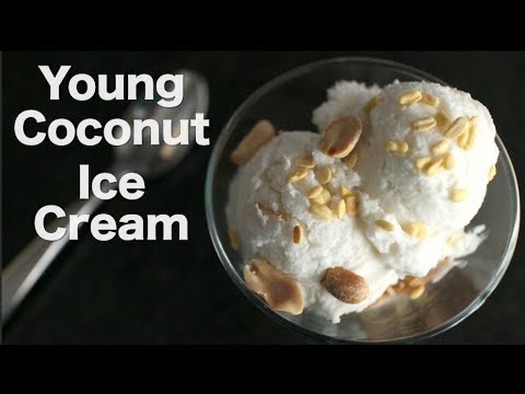 Young Coconut Ice Cream Recipe ไอติมกะทิ - Hot Thai Kitchen - UC27C_HWo-UmKkdWGsRJZ8EA