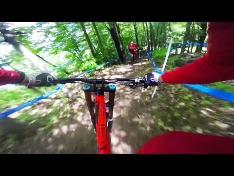 Claudio Caluori Follows Aaron Gwin on Technical MTB Track | GoPro View - UCblfuW_4rakIf2h6aqANefA