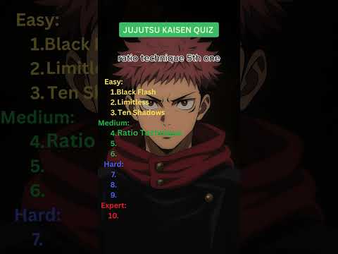 Can You Guess the Jujutsu Kaisen Cursed Technique? 🔥👹 #jujutsukaisen