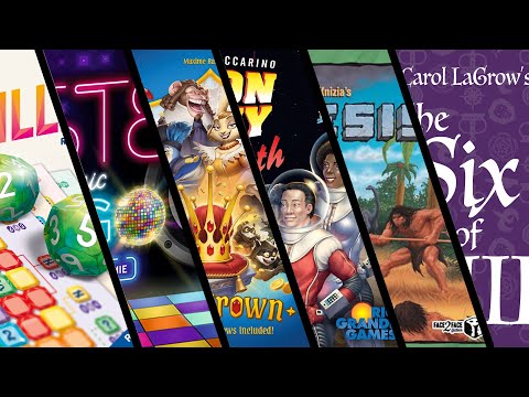 OPINIONS LUDIQUES - Brilliant, Hitster Bingo, For a Crown, Moon Colony, Genesis et The Six of VIII
