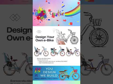 Be as creative as you like - create your own E-Bike