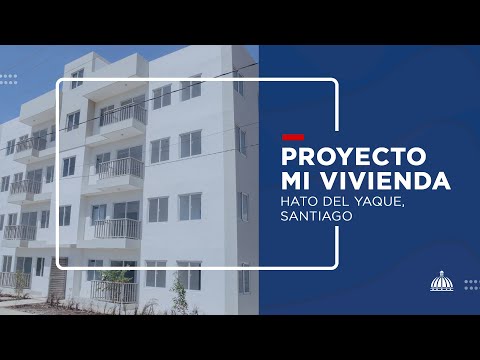 Entrega de 150 Apartamentos para los desplazados de la Cañada de Gurabo - Hato del Yaque Santiago