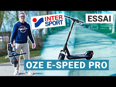 Trottinette électrique Intersport : on a testé la Oze E-Speed Pro !