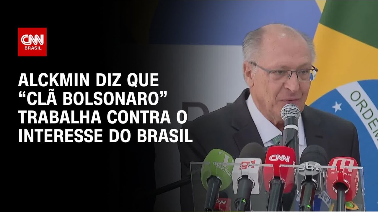 Clã Bolsonaro trabalha contra o interesse do Brasil diz Geraldo Alckmin | CNN NOVO DIA