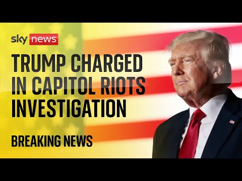 BREAKING: Donald Trump charged in Capitol riots investigation