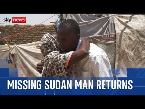 Displaced man shot by stray bullet in Sudan reunites with his family