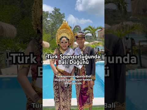 Türk ev sahipliğinde Bali düğünü 💍 #bali #düğün #keşfetteyiz