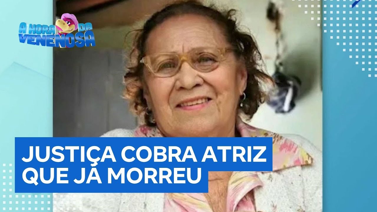 Justiça cobra dívida de atriz de novelas que morreu há um ano  TV Online Justiça cobra dívida de atriz de novelas que morreu há um ano