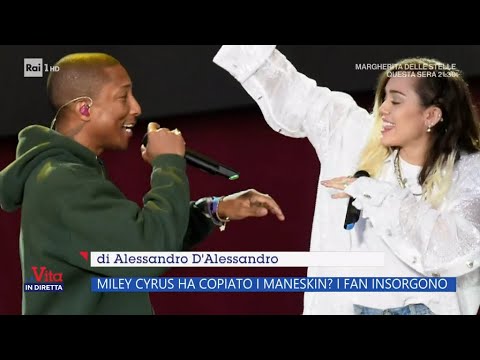 Miley Cyrus ha copiato i Maneskin? - La Vita in diretta 05/03/2024