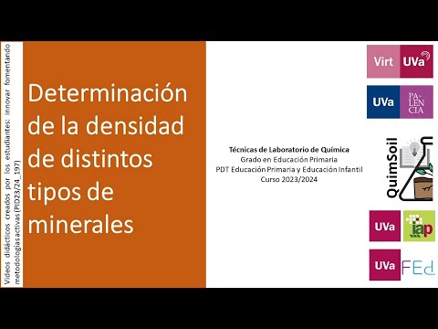 Miniatura del video titulado Determinación de la densidad de distintos tipos de minerales