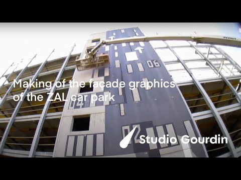 Making of the facade graphics - ZAL car park