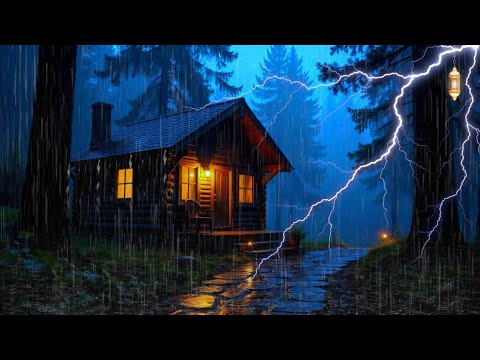 Heavy Rain in the Forest | Rain Sounds Without Thunder | Rain Sounds for Sleep
