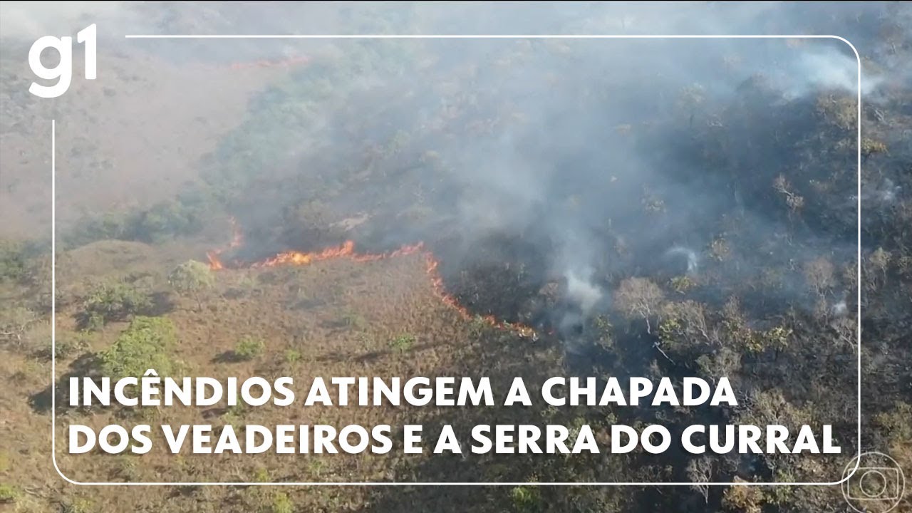Incêndios atingem a Chapada dos Veadeiros e a Serra dos Currais