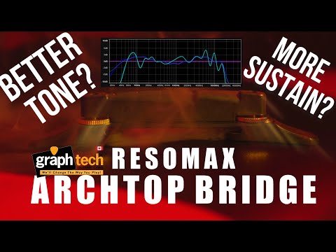 Best Archtop Bridge Ever?? ResoMax Archtop Bridge Comparison