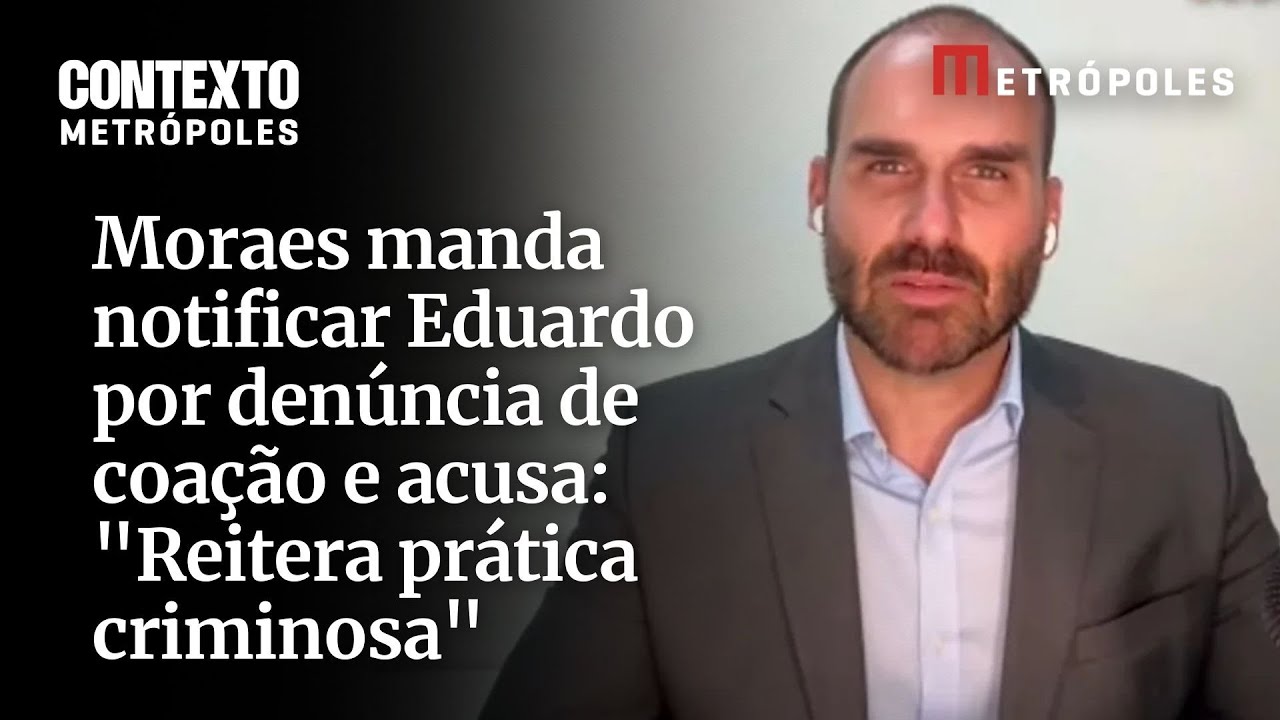 Moraes Eduardo reitera prática criminosa nos EUA e evita notificação